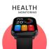 HiFuture Zone2 Bluetooth Calling Smart Watch, 1.96-inch AMOLED IPS Display, IP68 Waterproof, Health Monitoring & 100+ Sports Modes, up to 7 Days Battery Life - Black